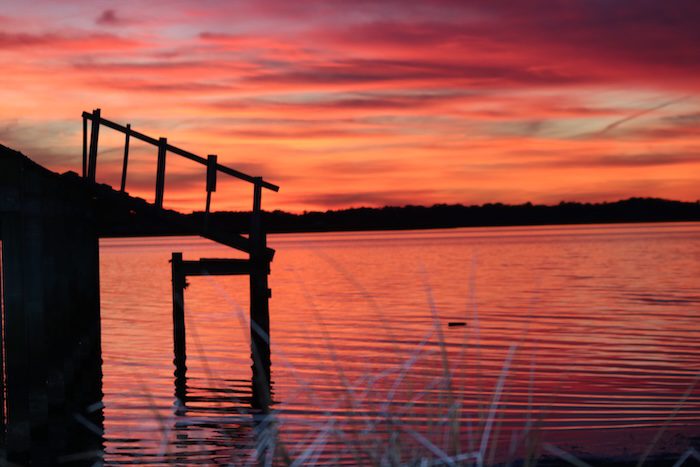 Sunset in the Outer Banks, North Carolina.